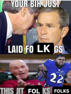 Folk meme crossover with the Bush learning about 9/11, Captain Picard, and Druski Ravens memes.