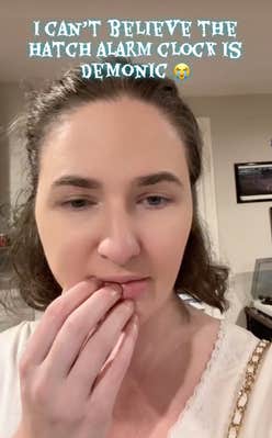 "i cant believe the hatch alarm clock is demonic"