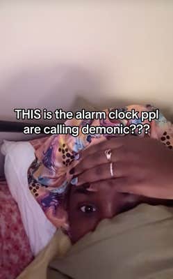 "THIS is the alarm clock ppl are calling demonic???"
