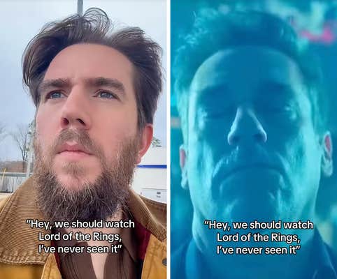 hey we should watch lord of the rings ive never seen it