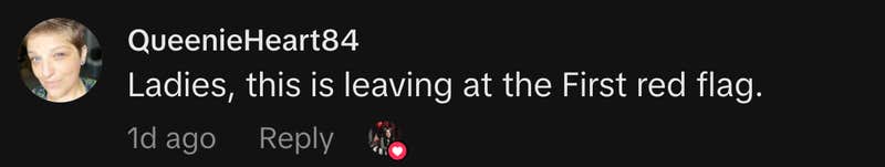 &ldquo;Ladies, this is leaving at the First red flag.&rdquo;