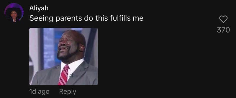 “Seeing parents do this fulfills me.”