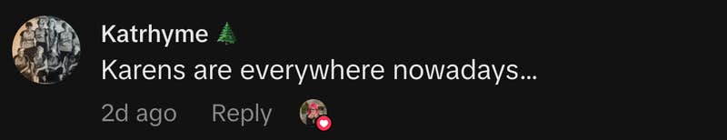 “Karens are everywhere nowadays…”