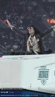 mr fantasy at la kings game