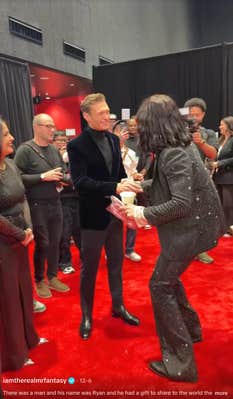 mr fantasy meets ryan seacrest