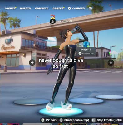 never bought a diva so fast kim k fortnite