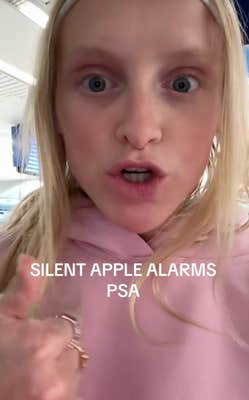 @brettsbites/TikTok "silent apple alarms PSA"