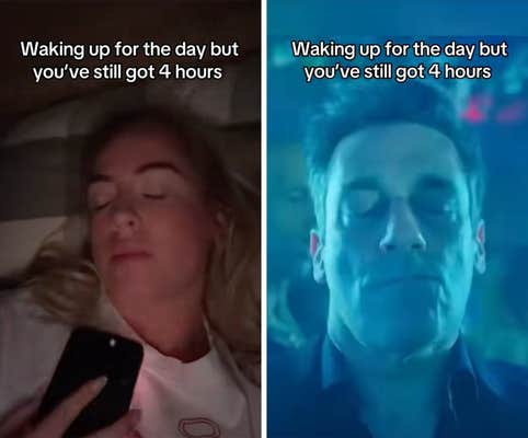 waking up for the day but you have 4 hours