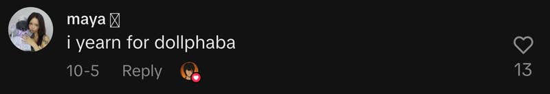 “i yearn for dollphaba”