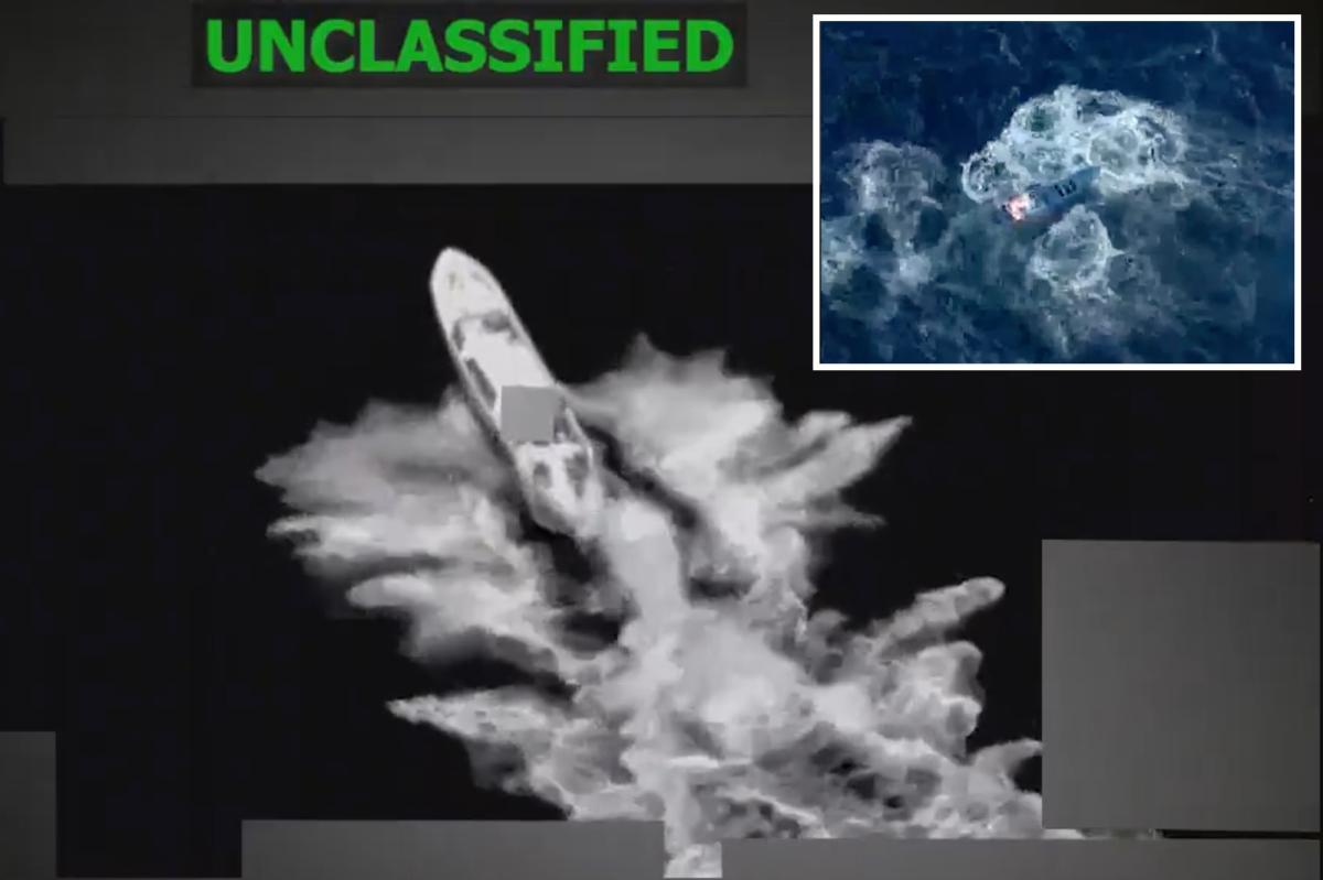 US forces obliterate five alleged drug boats, killing 8 ‘narco-terrorists’ in separate strikes