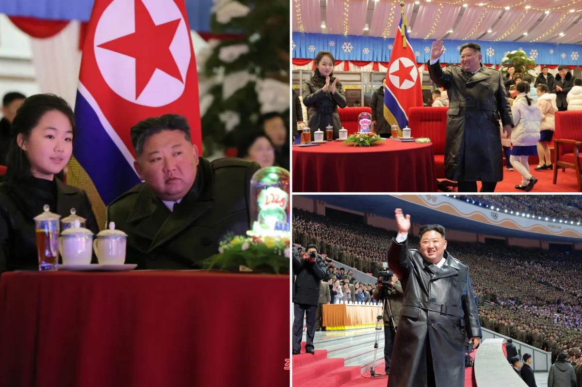 Kim Jong Un attends New Year celebrations with daughter, praises North Korea’s ‘successes and phenomenal changes’