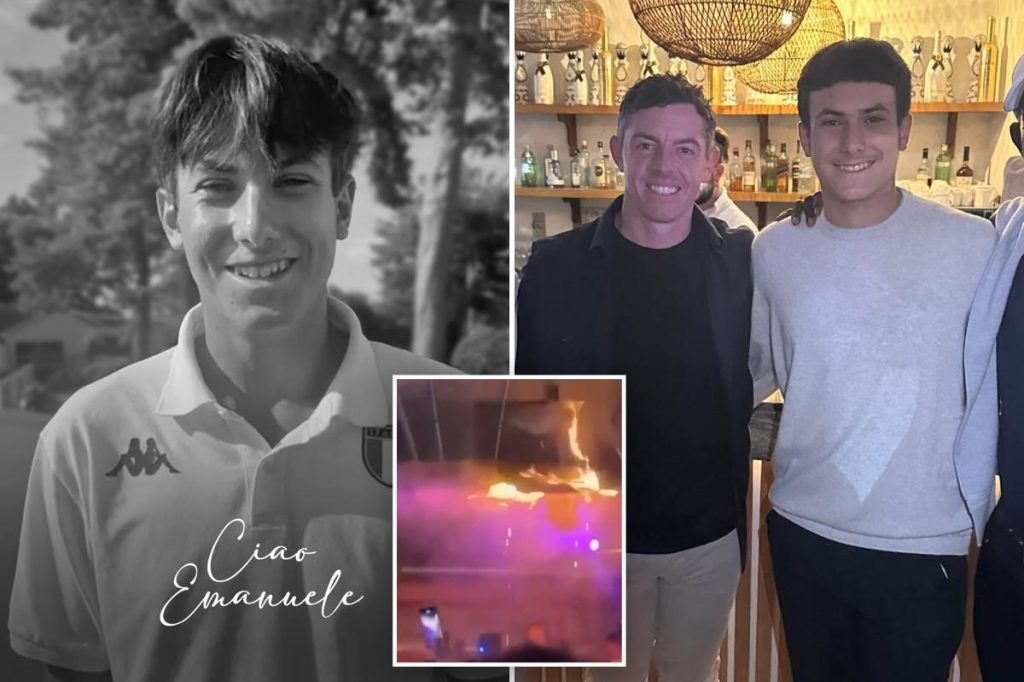 Young golfer Emanuele Galeppini named as first victim of Swiss bar blaze that killed at least 40