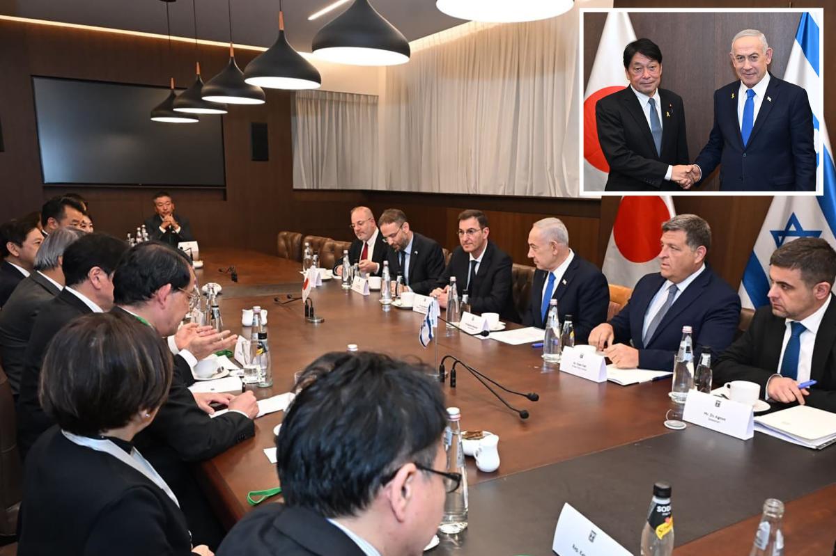 Israeli PM meets with Japanese lawmakers in Jerusalem, discusses ‘regional challenges’