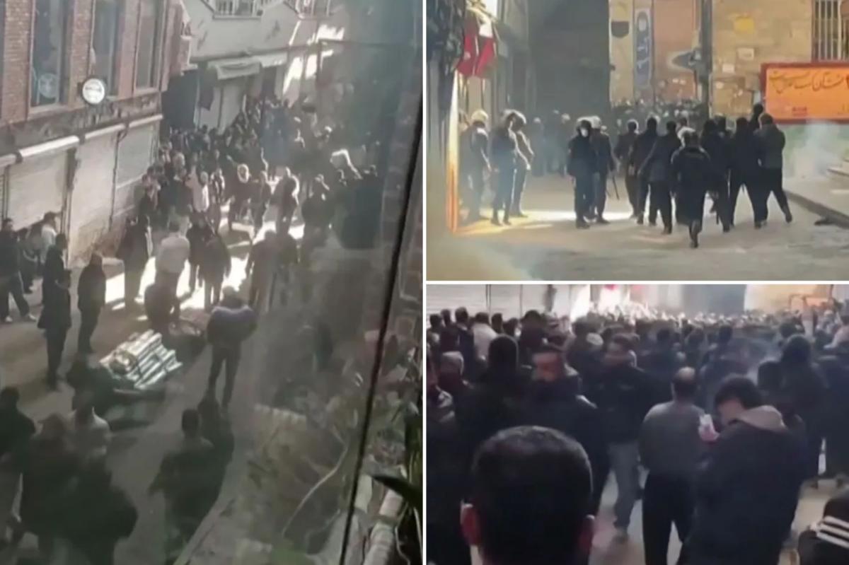 Security clash with protesters in Iran’s Grand Bazaar, at least 35 killed in demonstrations so far