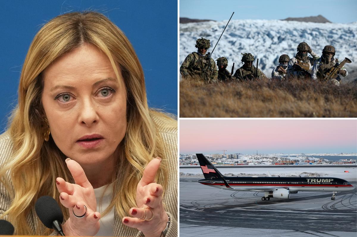Italian PM Giorgia Meloni doubts Trump will use military force in Greenland, urges strong NATO Arctic presence