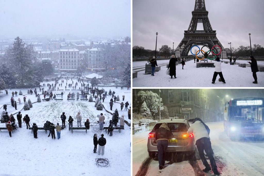 Winter storm slams UK, France as cold snap spreads across Europe
