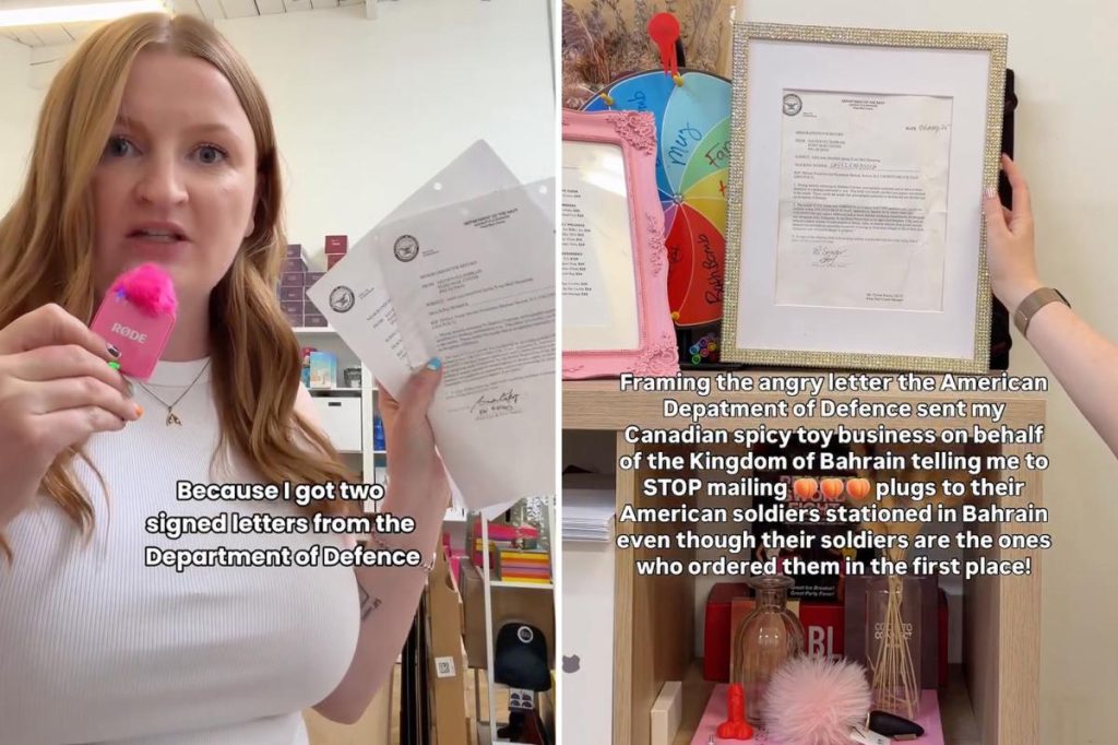 Cease fire! Canadian sex shop gets letter from US War Dept after butt plug ends up at Bahrain base