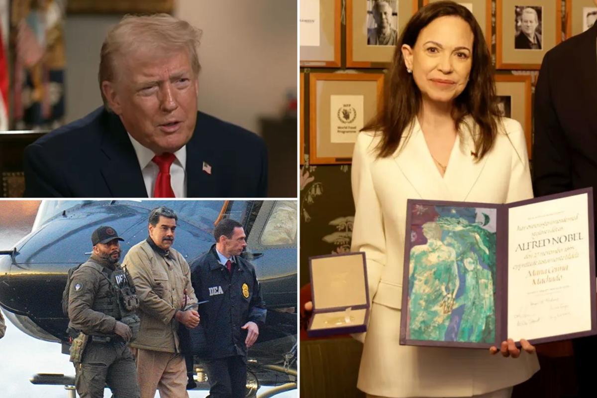 Nobel Institute shuts down talk of Venezuelan opposition leader sharing Peace Prize with Trump