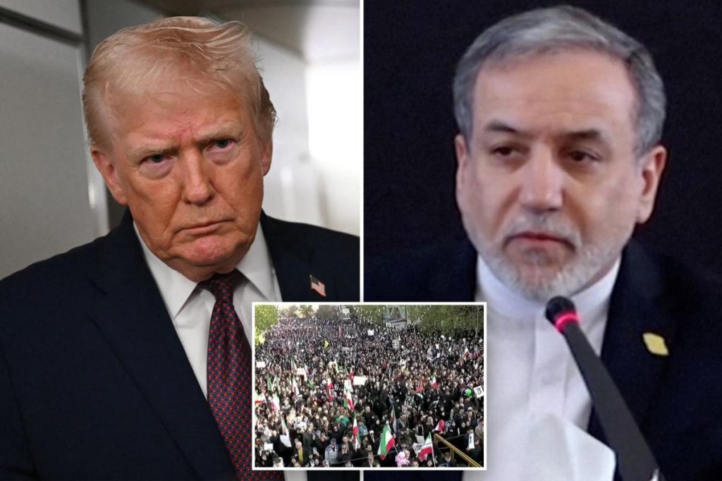 Iran is ‘fully prepared for war’ if outsiders interfere in deadly protests, foreign minister says