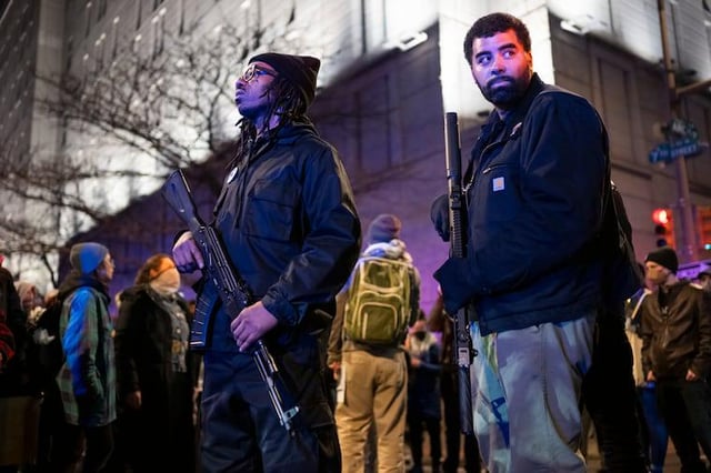 As Minneapolis shooting stirs fears of state violence, several Black Panther Party members made their presence known in Philly