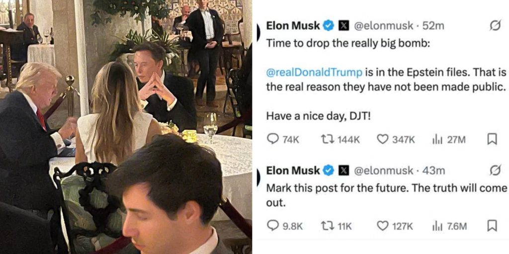 Elon Musk bragged about dining with Trump and everyone immediately remembered one thing