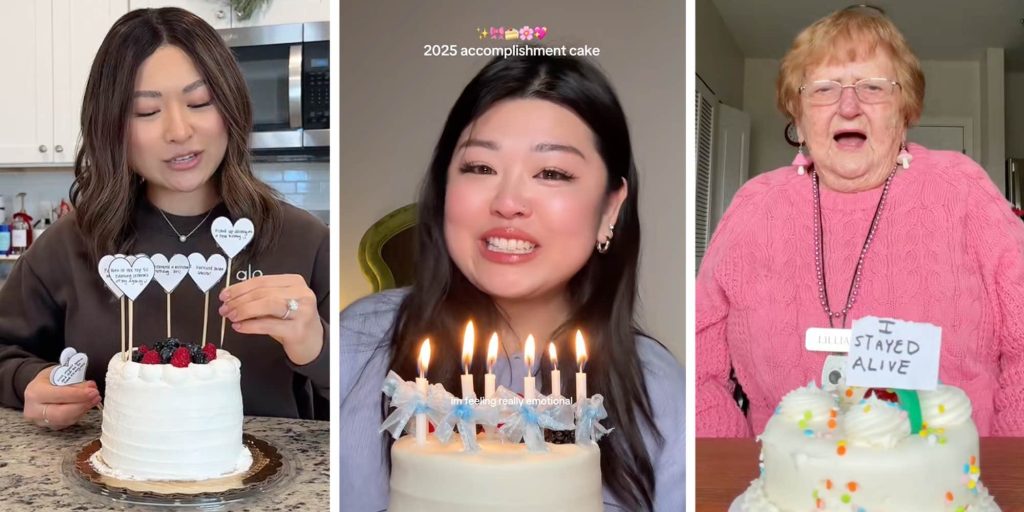 Here's why "achievement cakes" are popping up as the latest self-validation trend