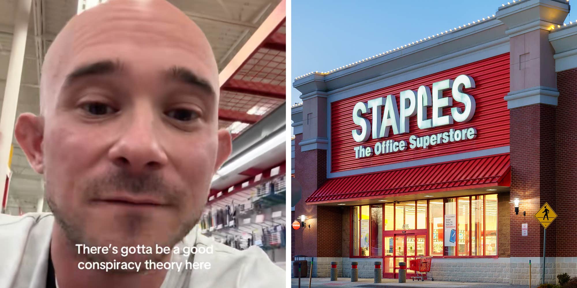 "These prices are ridiculous": Shopper spots a $115 sign at Staples. Then he finds it on Amazon for $26