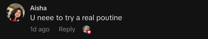 People reacting to the post expressed confusion about the gravy. One commenter told Ludwig, &ldquo;You neee to try a real poutine.&rdquo;&nbsp;