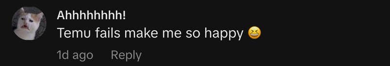 &ldquo;Temu fails make me so happy 😆&rdquo;